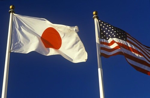 Cell Phone Coverage and Internet in Japan - Calling the US For Free From Japan - US Japan Flags