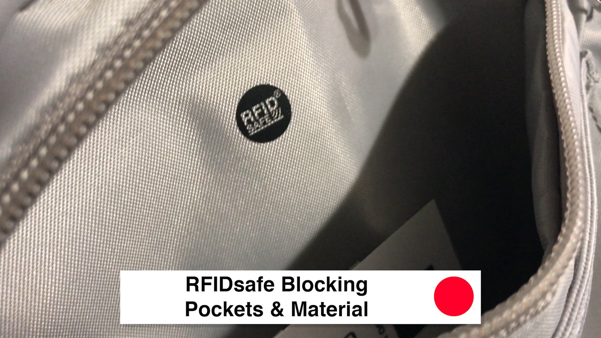 RFIDsafe Blocking Pockets and Material - Pacsafe Venturesafe X30 Travel Pack - Black Anti Theft Backpack