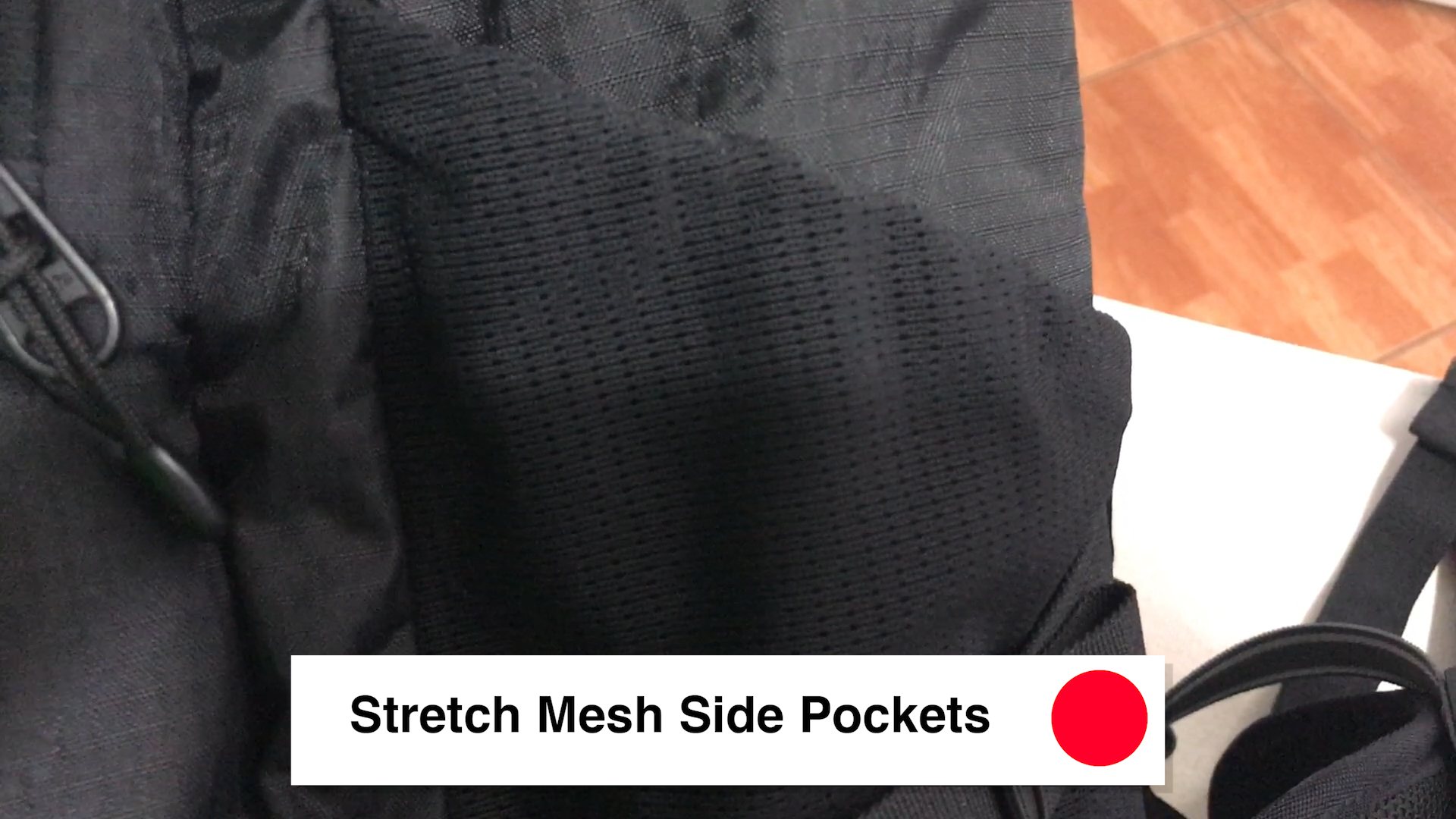 Stretch Mesh Side Pockets - Pacsafe Venturesafe X30 Travel Pack - Black Anti Theft Backpack