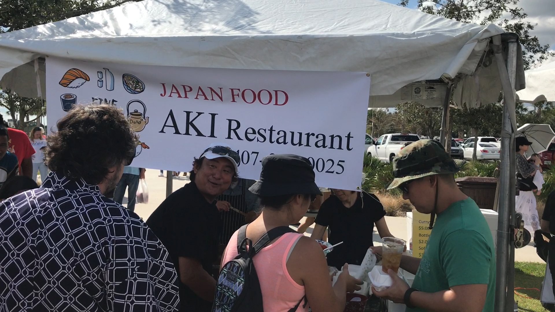 Aki Japanese Restaurant - JAO Orlando Japan Festival Review YouTube Video 2017 Lots of Fun Every Year