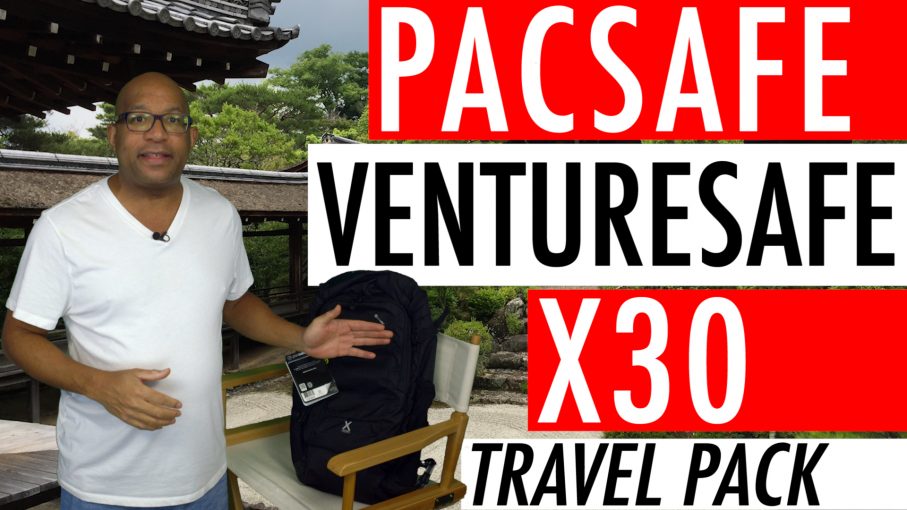 Pacsafe Venturesafe X30 Travel Pack - Black Pacsafe Anti Theft Backpack